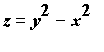 z = y^2-x^2
